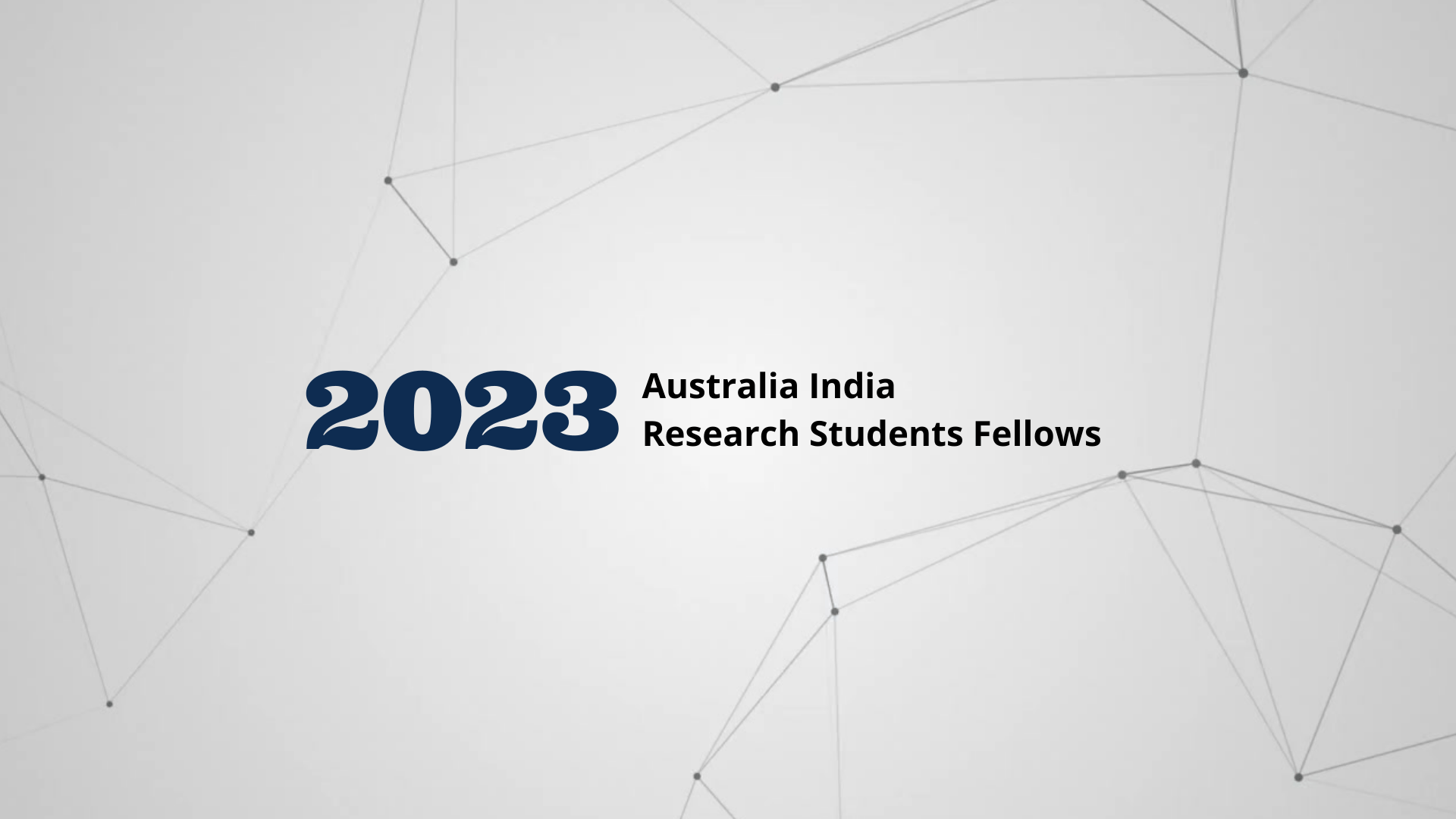Meet the 2023 Australia India Research Students Fellows