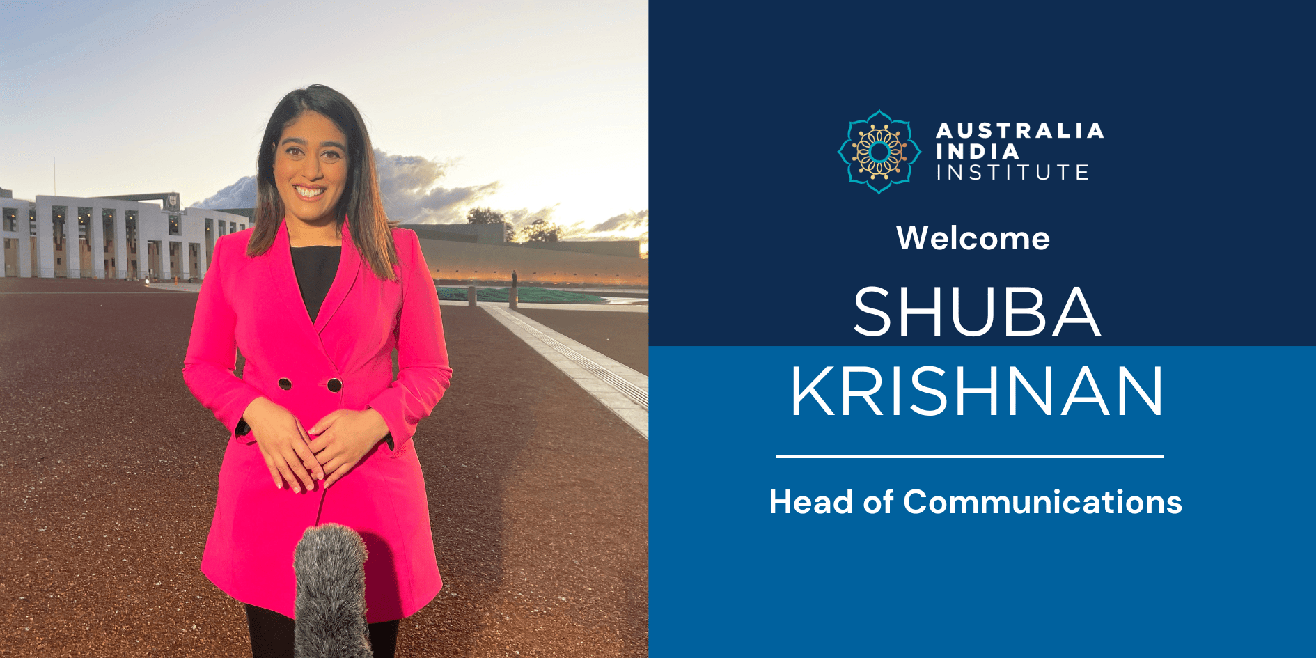 MEDIA RELEASE: Shuba Krishnan announced as Head of Communications