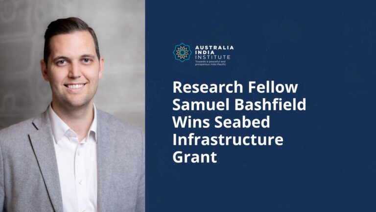 Media Release: Research Fellow Samuel Bashfield Wins Seabed Infrastructure Grant