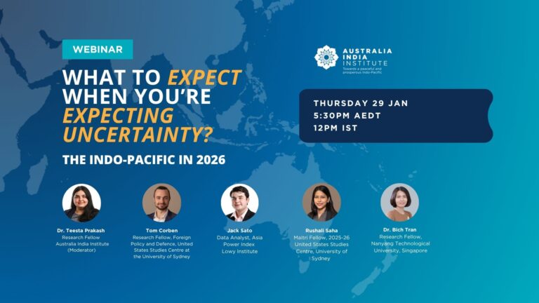 Webinar: What to Expect When You’re Expecting Uncertainty: The Indo-Pacific in 2026