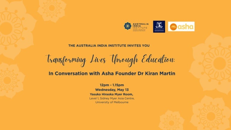 Transforming Lives Through Education: In Conversation with Asha Founder Dr Kiran Martin