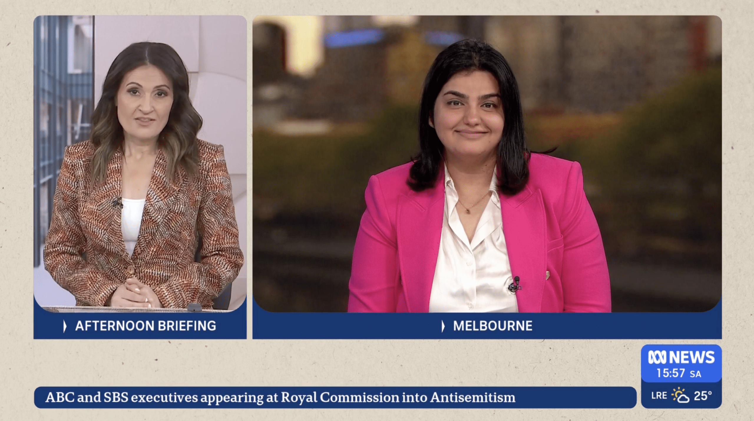 Dr Teesta Prakash on Afternoon briefing with Patricia Karvelas
